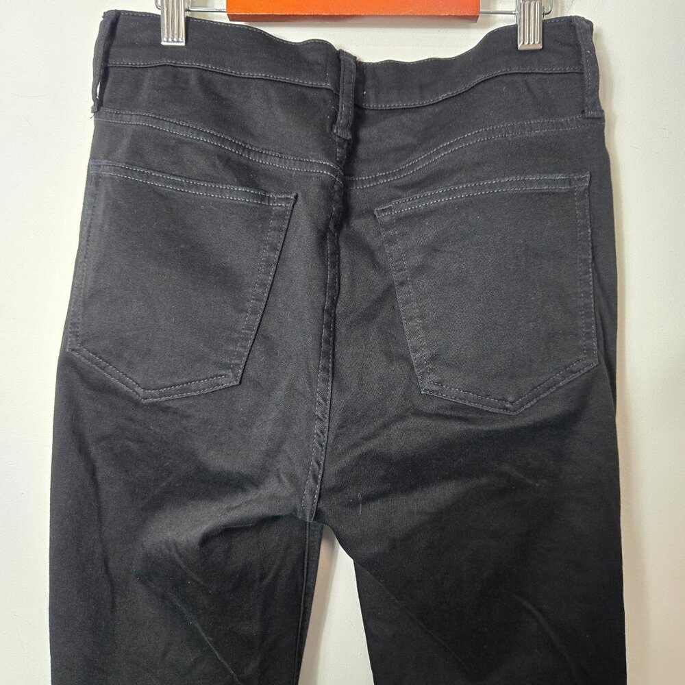 J.Crew Size 29 Petite 9" Billie Demi Boot Crop Jeans in Stay Black Wash Stretchy - Picture 3 of 12